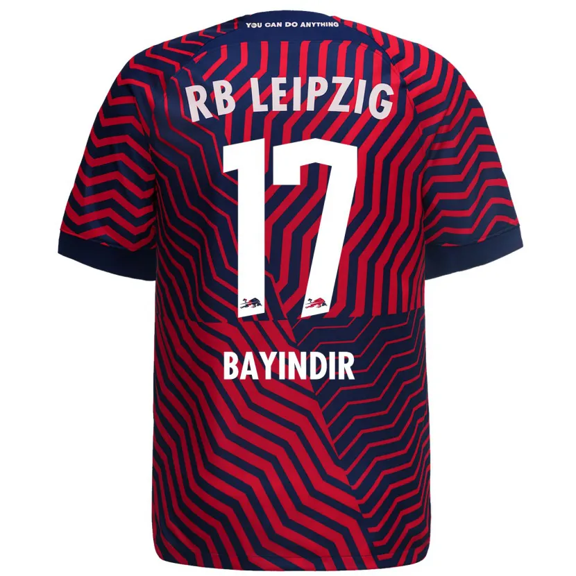 Danxen Mujer Camiseta Aris Bayindir #17 Azul Rojo 2ª Equipación 2023/24 La Camisa