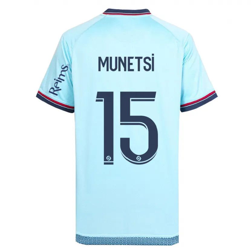 Danxen Mujer Camiseta Marshall Munetsi #15 Cielo Azul 2ª Equipación 2023/24 La Camisa