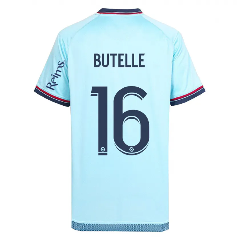 Danxen Mujer Camiseta Ludovic Butelle #16 Cielo Azul 2ª Equipación 2023/24 La Camisa