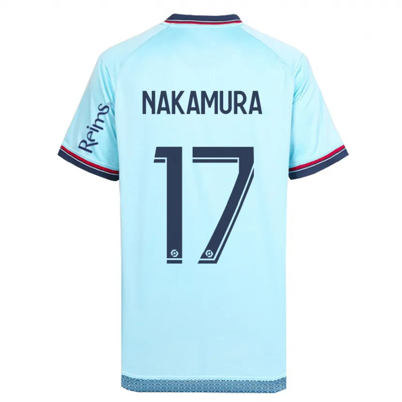 Danxen Mujer Camiseta Keito Nakamura #17 Cielo Azul 2ª Equipación 2023/24 La Camisa