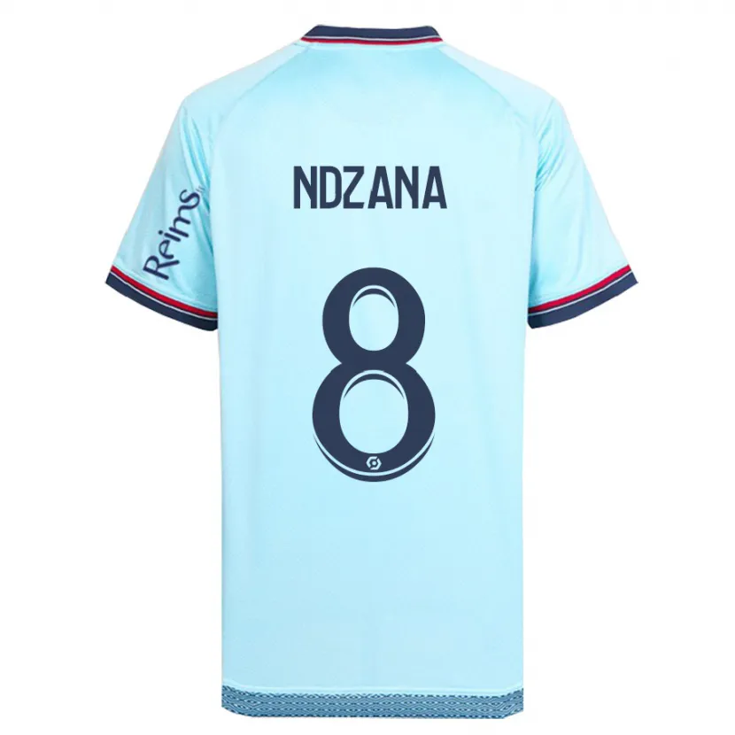 Danxen Mujer Camiseta Colette Ndzana Fegue #8 Cielo Azul 2ª Equipación 2023/24 La Camisa