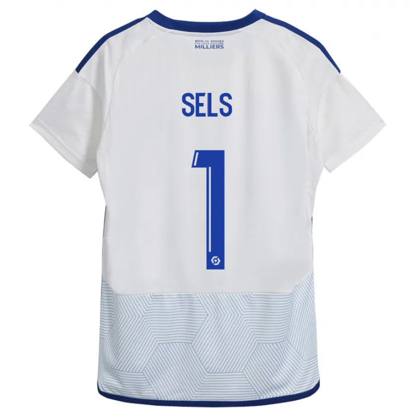 Danxen Mujer Camiseta Matz Sels #1 Blanco 2ª Equipación 2023/24 La Camisa