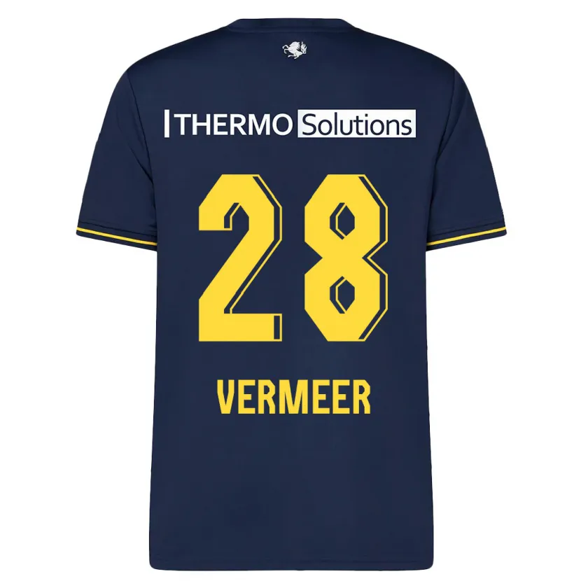 Danxen Mujer Camiseta Sofie Rianne Vermeer #28 Armada 2ª Equipación 2023/24 La Camisa