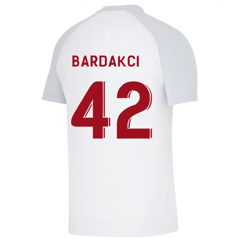 Danxen Mujer Camiseta Abdülkerim Bardakcı #42 Blanco 2ª Equipación 2023/24 La Camisa