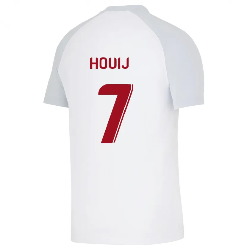 Danxen Mujer Camiseta Mariem Houij #7 Blanco 2ª Equipación 2023/24 La Camisa