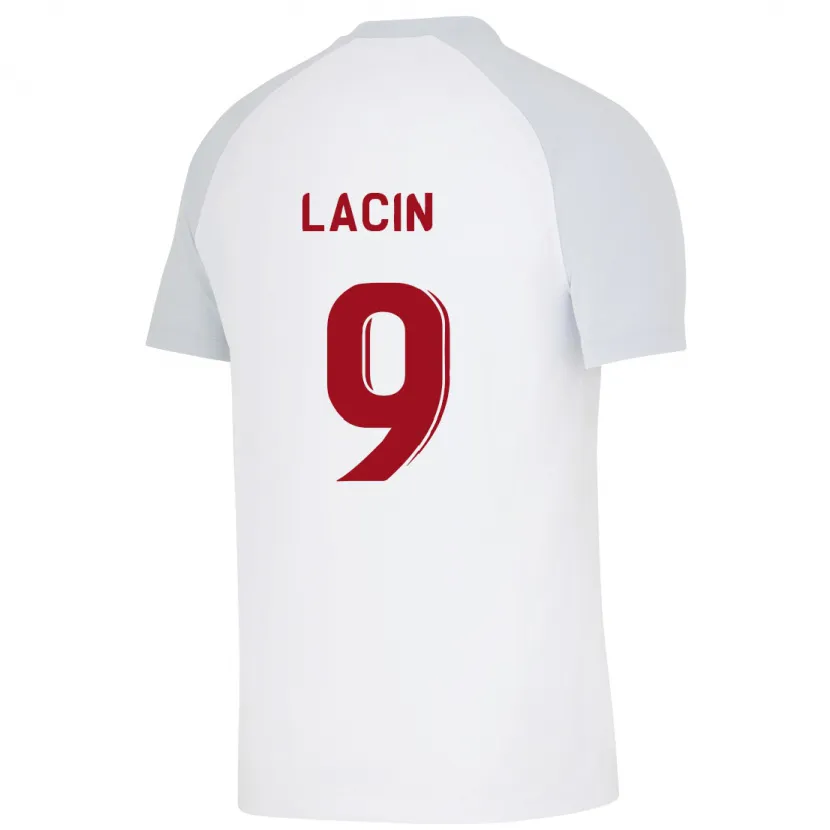 Danxen Mujer Camiseta Elanur Laçin #9 Blanco 2ª Equipación 2023/24 La Camisa