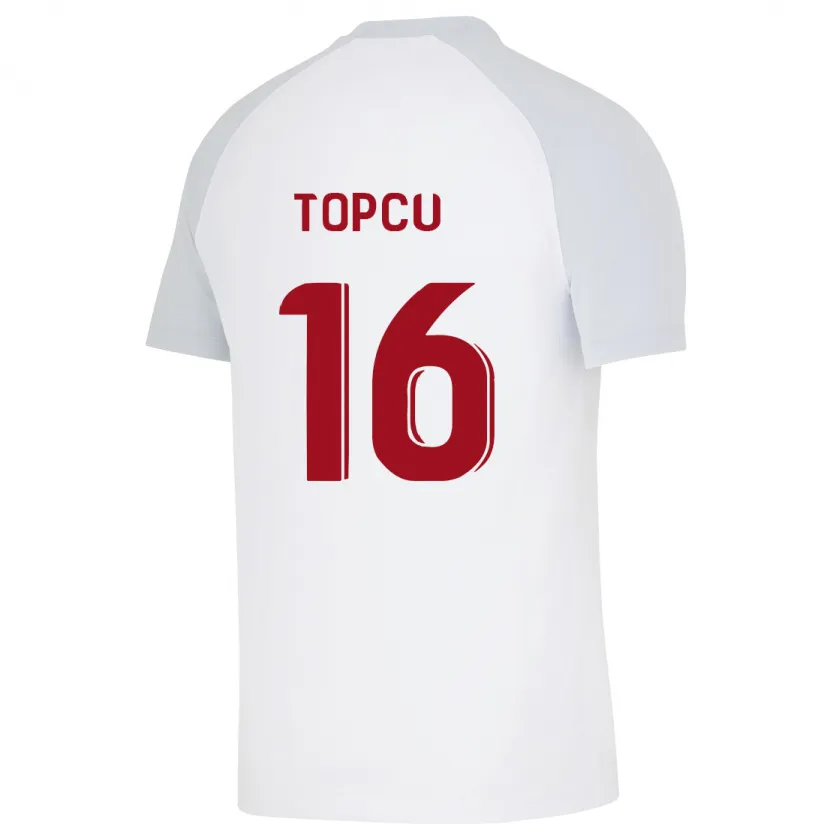 Danxen Mujer Camiseta Ebru Topçu #16 Blanco 2ª Equipación 2023/24 La Camisa