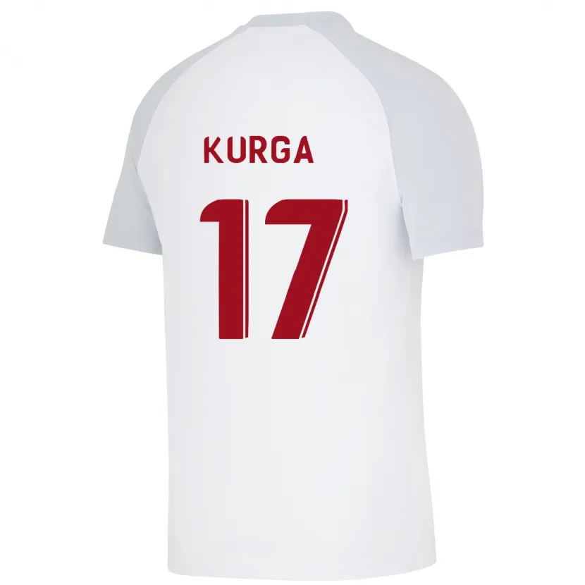 Danxen Mujer Camiseta Handan Kurğa #17 Blanco 2ª Equipación 2023/24 La Camisa