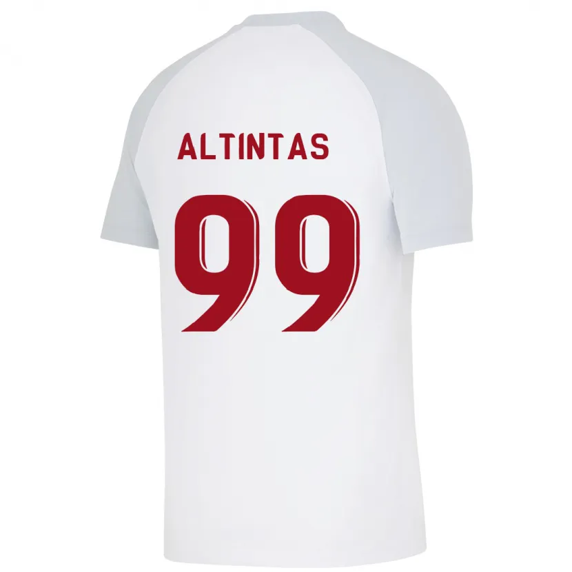 Danxen Mujer Camiseta Benan Altıntaş #99 Blanco 2ª Equipación 2023/24 La Camisa