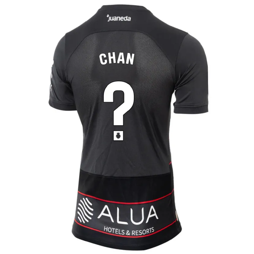 Danxen Mujer Camiseta Loïc Chan #0 Negro 2ª Equipación 2023/24 La Camisa