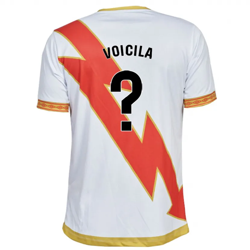 Danxen Niño Camiseta Daniel Voicila #0 Blanco 1ª Equipación 2023/24 La Camisa