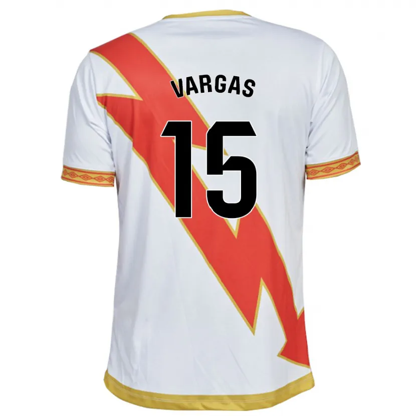 Danxen Niño Camiseta Rosario Vargas Sarasqueta #15 Blanco 1ª Equipación 2023/24 La Camisa