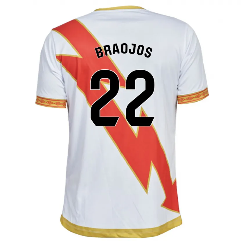 Danxen Niño Camiseta Mónica Braojos Pérez #22 Blanco 1ª Equipación 2023/24 La Camisa