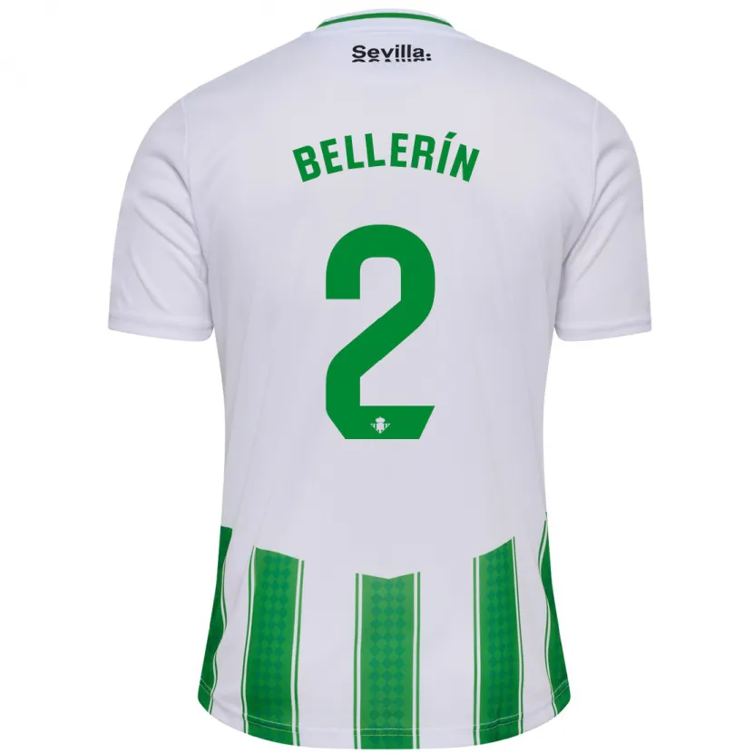 Danxen Niño Camiseta Héctor Bellerín #2 Blanco 1ª Equipación 2023/24 La Camisa