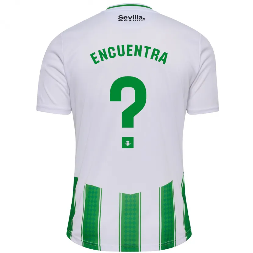 Danxen Niño Camiseta Jan Encuentra #0 Blanco 1ª Equipación 2023/24 La Camisa