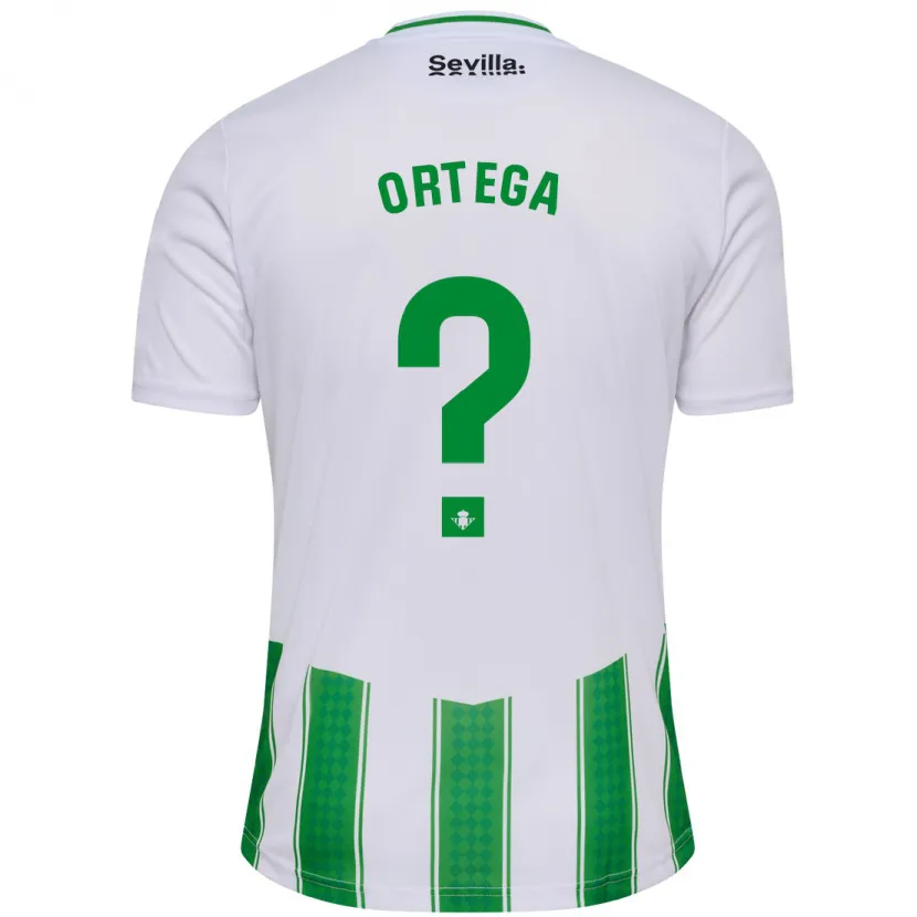 Danxen Niño Camiseta José María Ortega #0 Blanco 1ª Equipación 2023/24 La Camisa