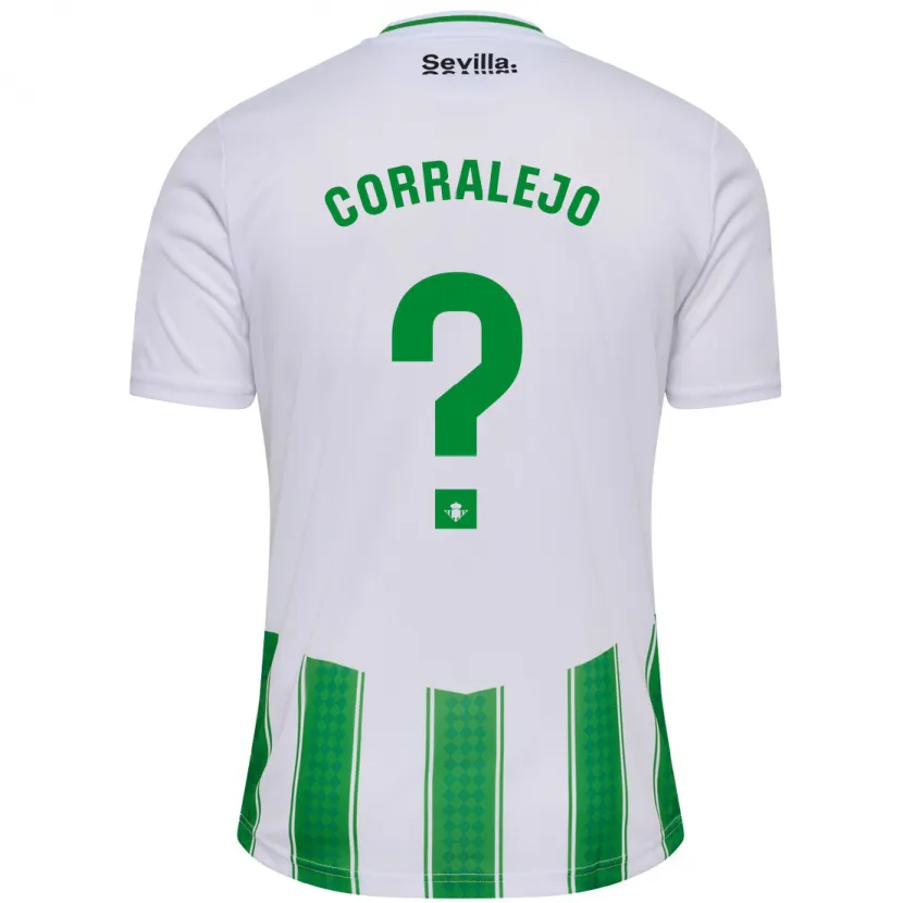 Danxen Niño Camiseta Iván Corralejo #0 Blanco 1ª Equipación 2023/24 La Camisa