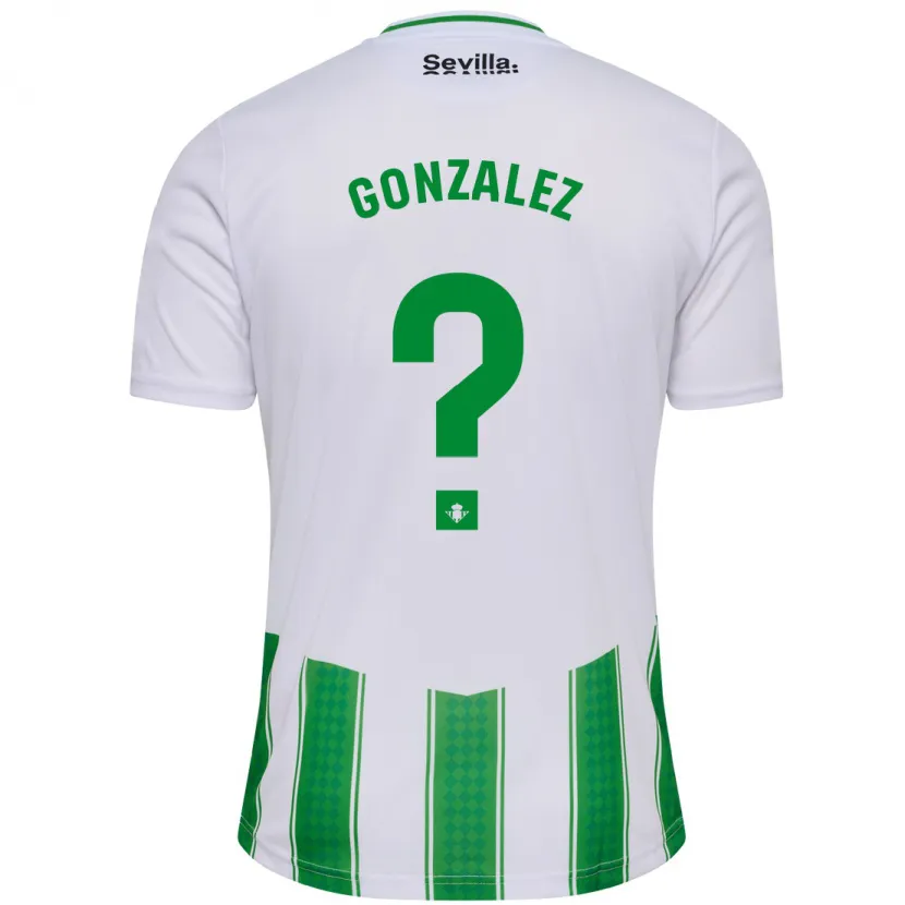 Danxen Niño Camiseta David González #7 Blanco 1ª Equipación 2023/24 La Camisa