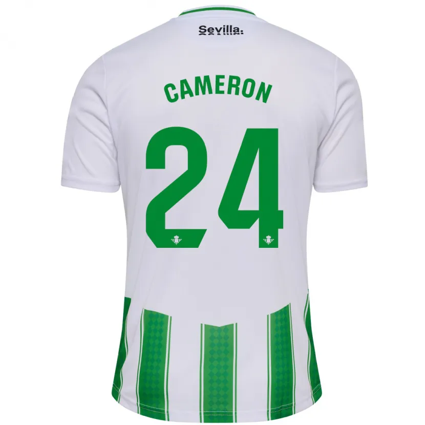 Danxen Niño Camiseta Tiffany Devonna Cameron #24 Blanco 1ª Equipación 2023/24 La Camisa