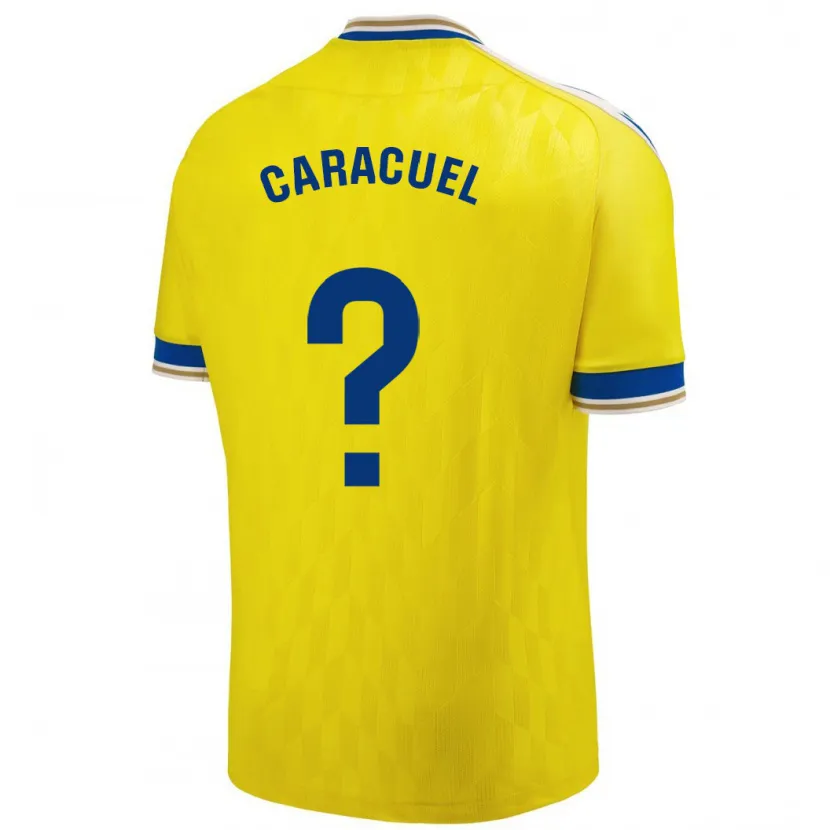 Danxen Niño Camiseta Toni Caracuel #0 Amarillo 1ª Equipación 2023/24 La Camisa