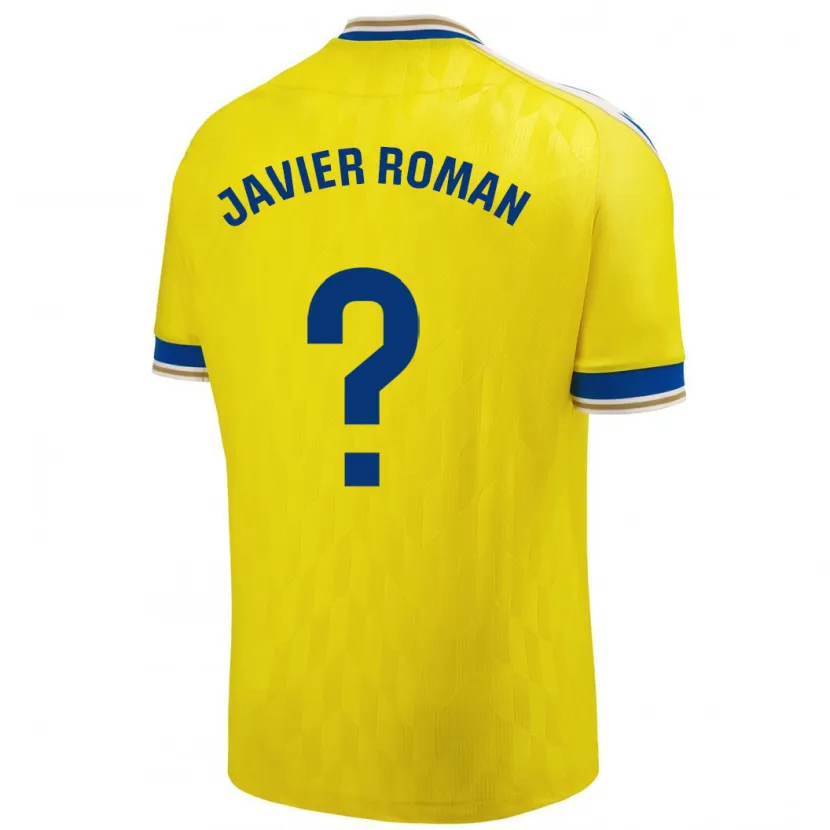 Danxen Niño Camiseta José Javier Román #0 Amarillo 1ª Equipación 2023/24 La Camisa