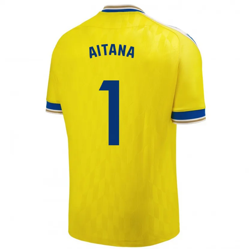 Danxen Niño Camiseta Aitana #1 Amarillo 1ª Equipación 2023/24 La Camisa