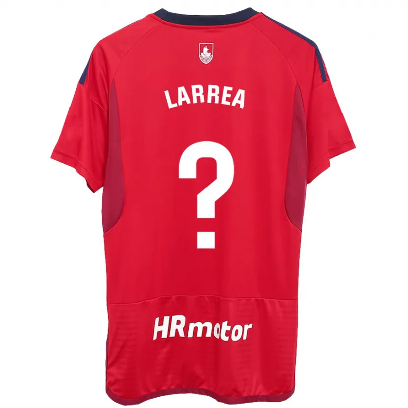 Danxen Niño Camiseta Unai Larrea #0 Rojo 1ª Equipación 2023/24 La Camisa