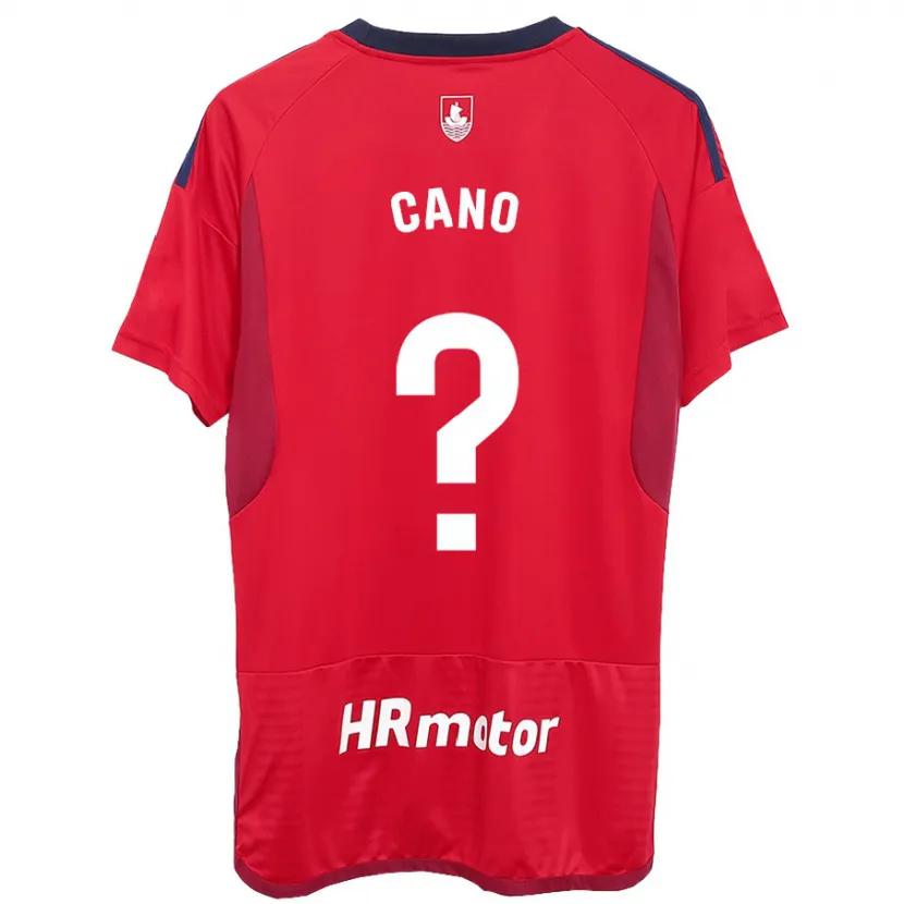 Danxen Niño Camiseta Javi Caño #0 Rojo 1ª Equipación 2023/24 La Camisa