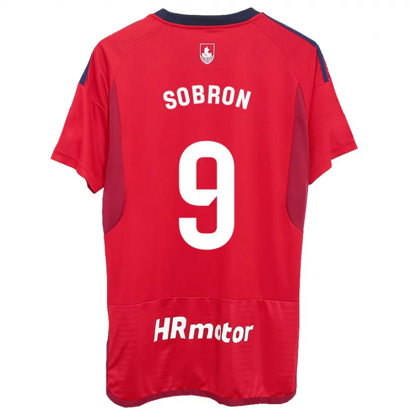 Danxen Niño Camiseta Carmen Sobrón Olarte #9 Rojo 1ª Equipación 2023/24 La Camisa