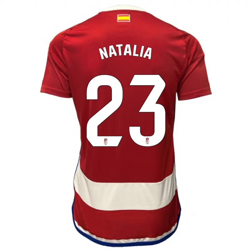 Danxen Niño Camiseta Natalia #23 Rojo 1ª Equipación 2023/24 La Camisa