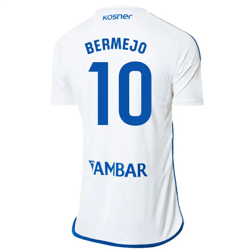 Danxen Niño Camiseta Sergio Bermejo #10 Blanco 1ª Equipación 2023/24 La Camisa