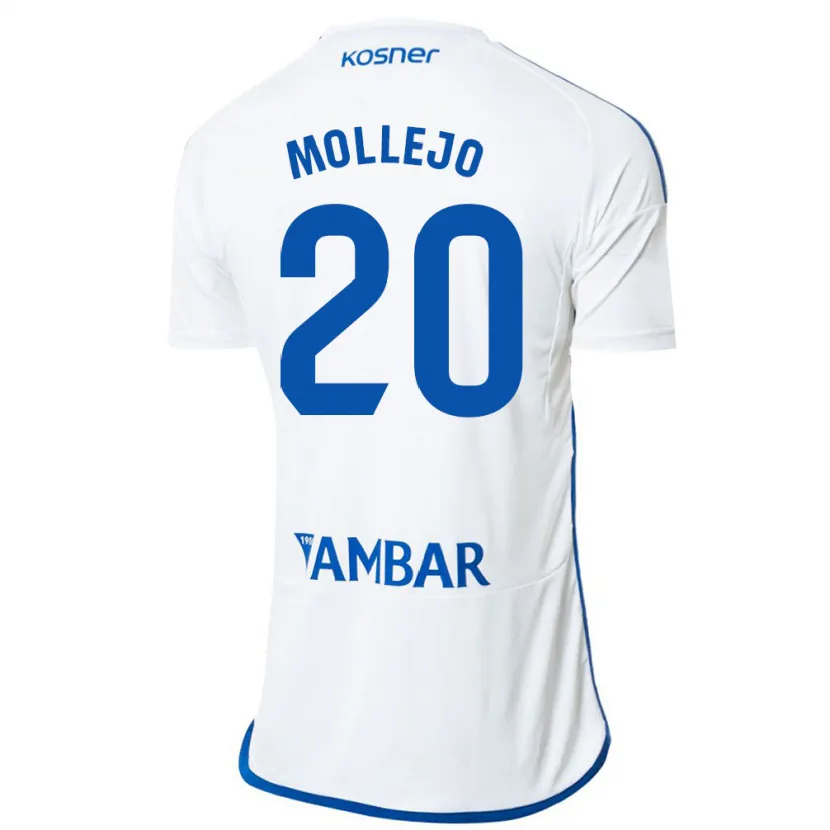 Danxen Niño Camiseta Víctor Mollejo #20 Blanco 1ª Equipación 2023/24 La Camisa