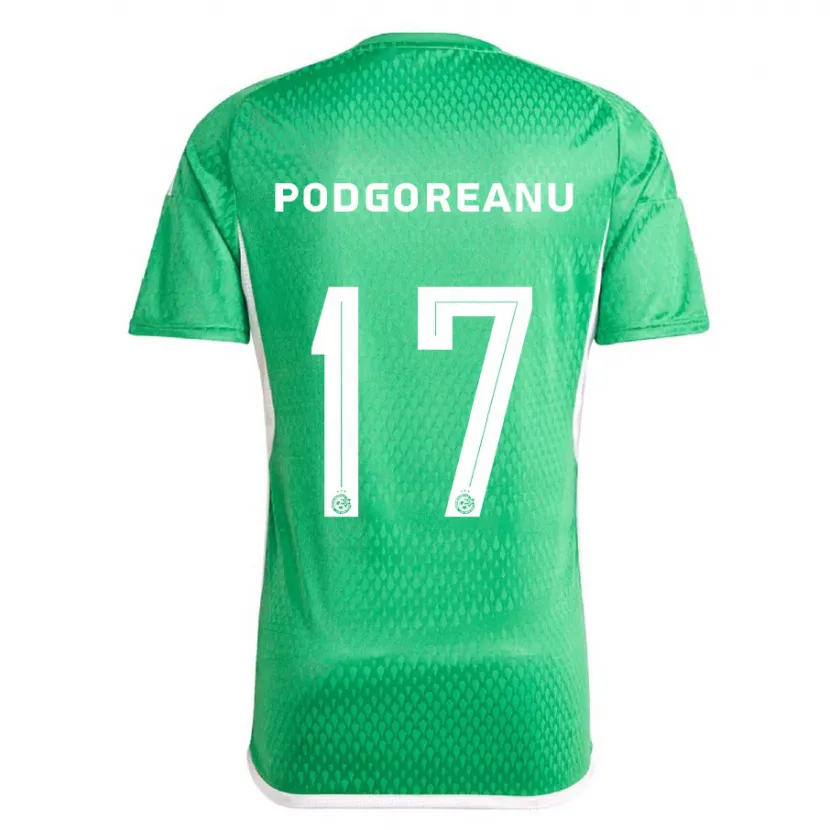 Danxen Niño Camiseta Suf Podgoreanu #17 Blanco Azul 1ª Equipación 2023/24 La Camisa