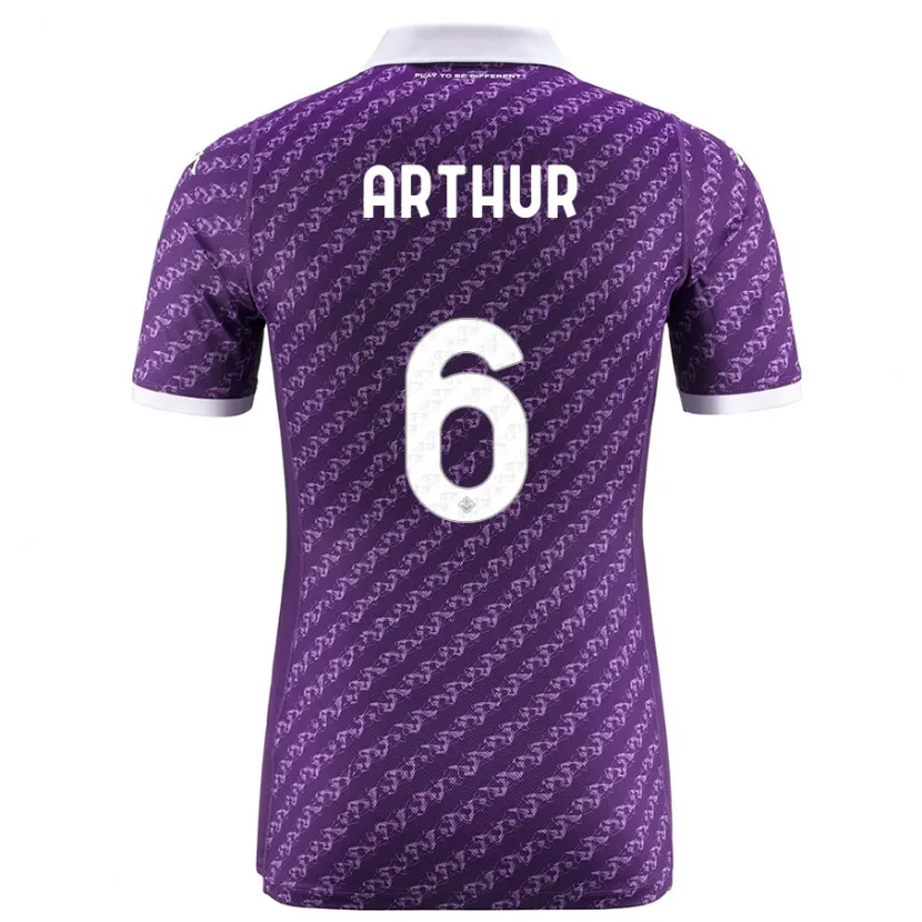 Danxen Niño Camiseta Arthur Melo #6 Violeta 1ª Equipación 2023/24 La Camisa