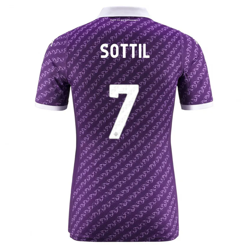 Danxen Niño Camiseta Riccardo Sottil #7 Violeta 1ª Equipación 2023/24 La Camisa