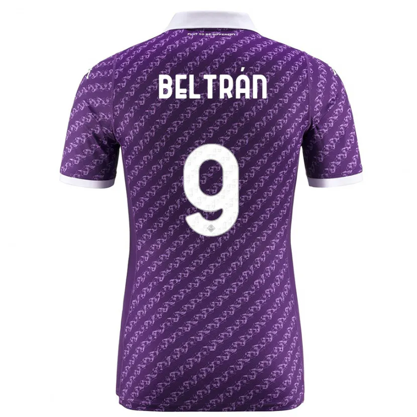 Danxen Niño Camiseta Lucas Beltrán #9 Violeta 1ª Equipación 2023/24 La Camisa