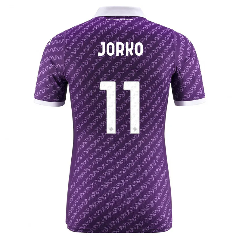 Danxen Niño Camiseta Jonathan Ikoné #11 Violeta 1ª Equipación 2023/24 La Camisa