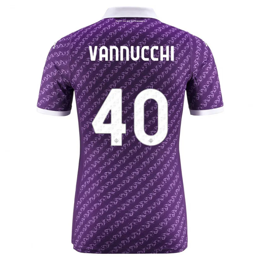 Danxen Niño Camiseta Tommaso Vannucchi #40 Violeta 1ª Equipación 2023/24 La Camisa