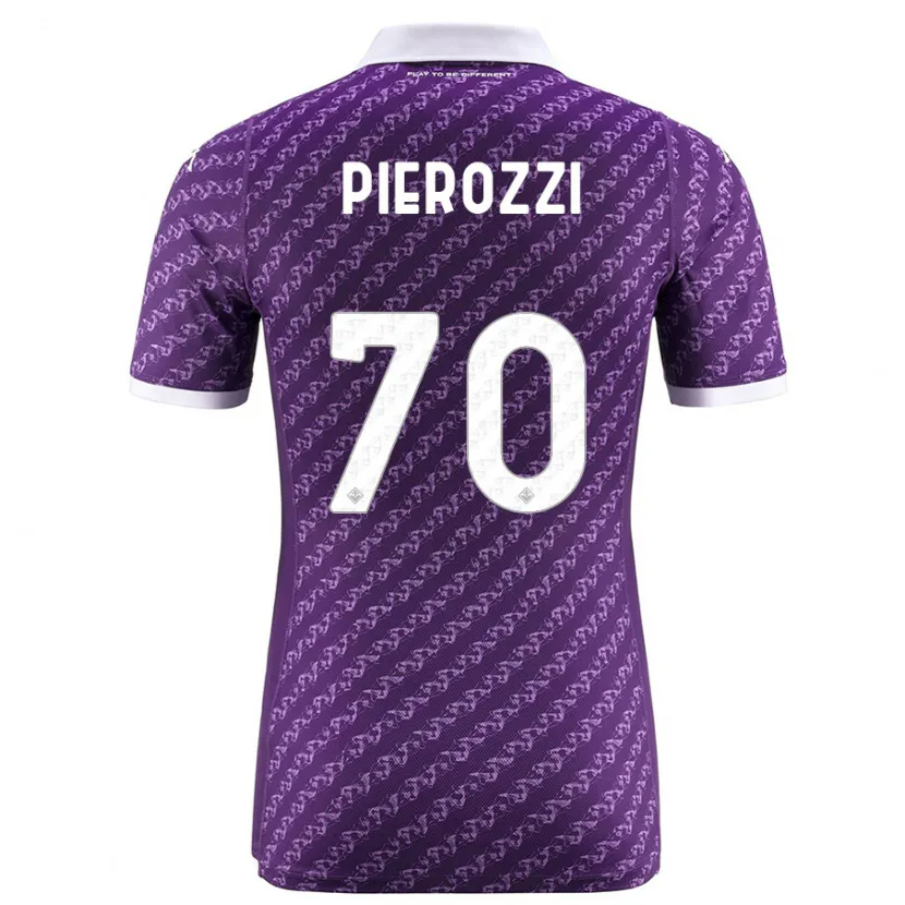 Danxen Niño Camiseta Niccolò Pierozzi #70 Violeta 1ª Equipación 2023/24 La Camisa