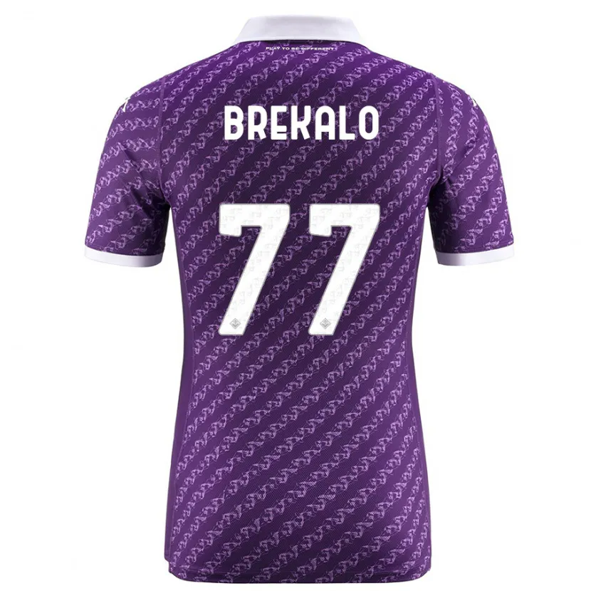 Danxen Niño Camiseta Josip Brekalo #77 Violeta 1ª Equipación 2023/24 La Camisa