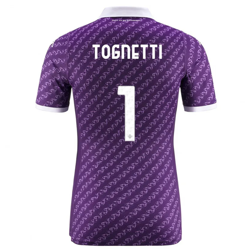 Danxen Niño Camiseta Laerte Tognetti #1 Violeta 1ª Equipación 2023/24 La Camisa