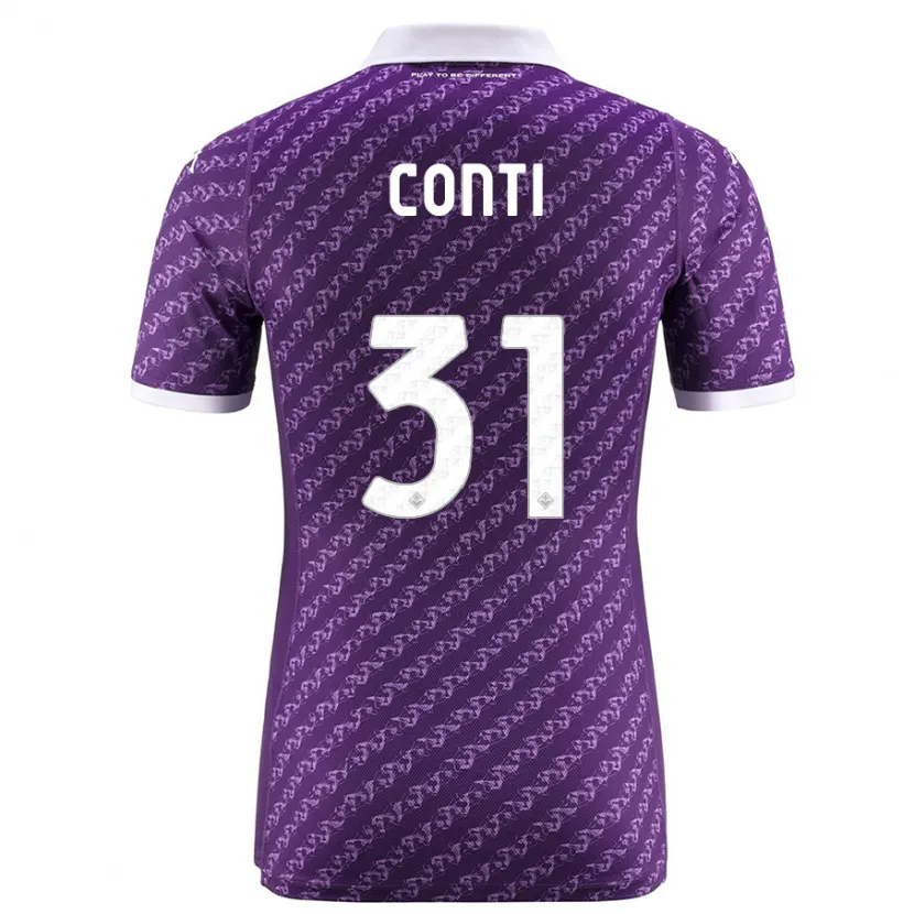 Danxen Niño Camiseta Gabriele Conti #31 Violeta 1ª Equipación 2023/24 La Camisa