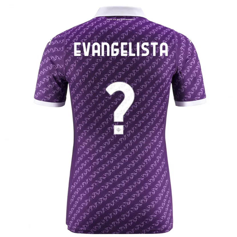 Danxen Niño Camiseta Carlo Evangelista #0 Violeta 1ª Equipación 2023/24 La Camisa