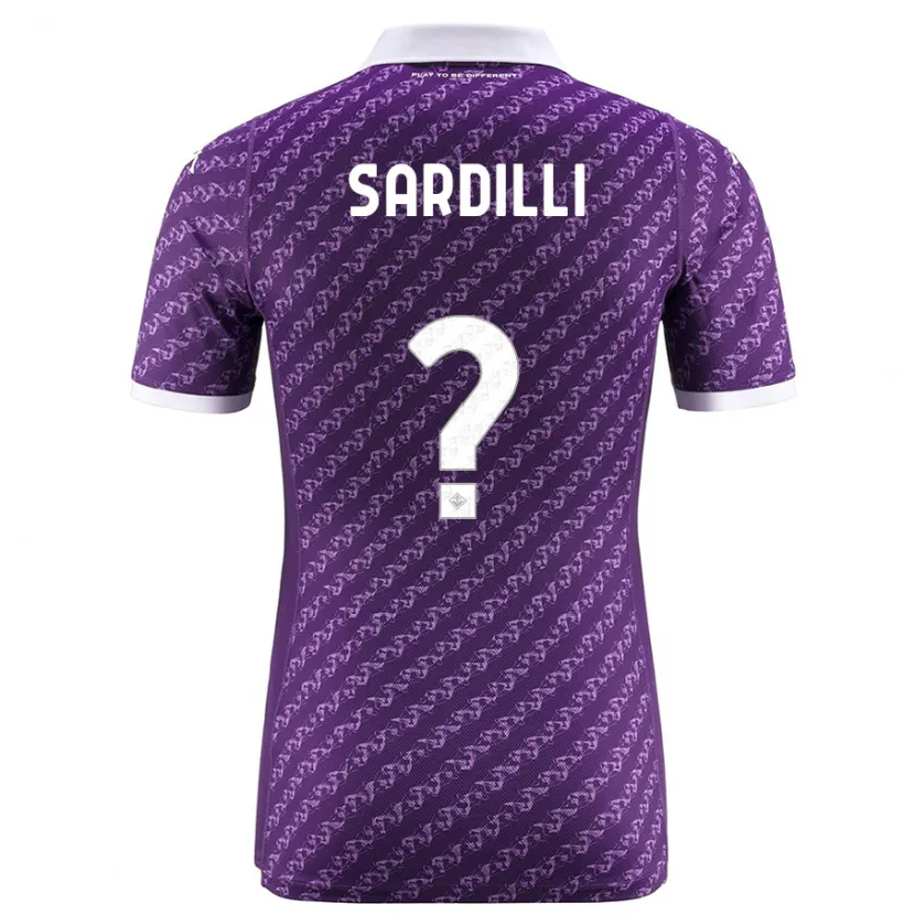 Danxen Niño Camiseta Davide Sardilli #0 Violeta 1ª Equipación 2023/24 La Camisa