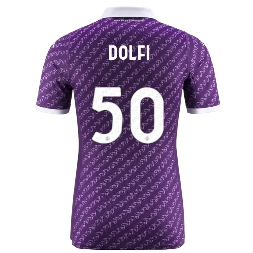 Danxen Niño Camiseta Brando Dolfi #50 Violeta 1ª Equipación 2023/24 La Camisa