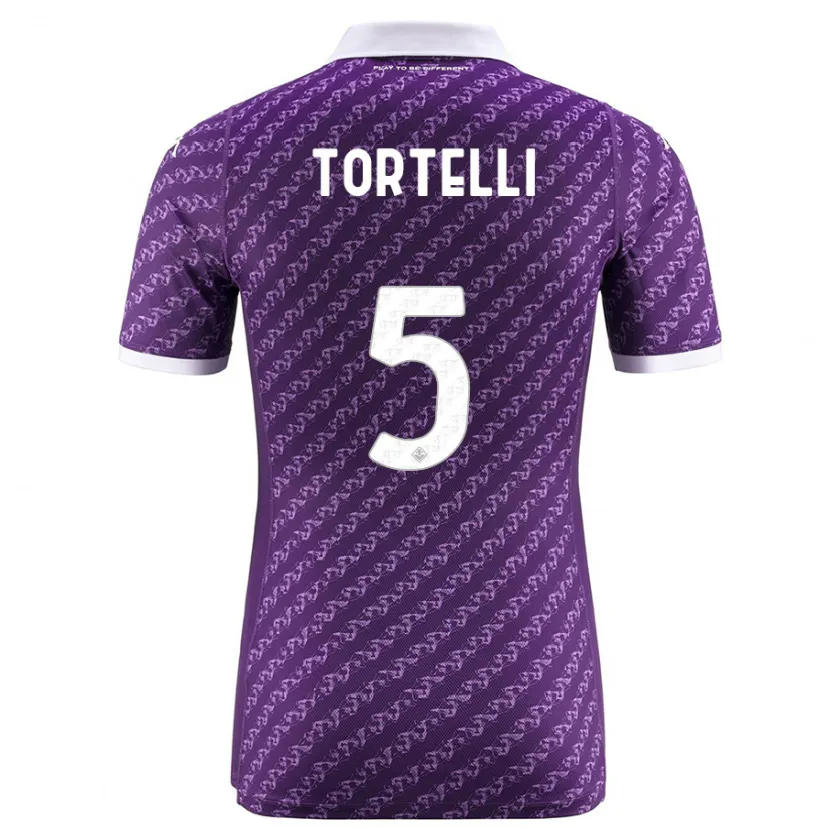 Danxen Niño Camiseta Alice Tortelli #5 Violeta 1ª Equipación 2023/24 La Camisa