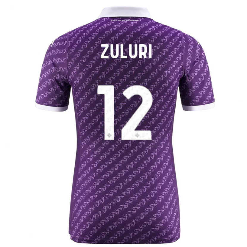 Danxen Niño Camiseta Athena Zuluri #12 Violeta 1ª Equipación 2023/24 La Camisa