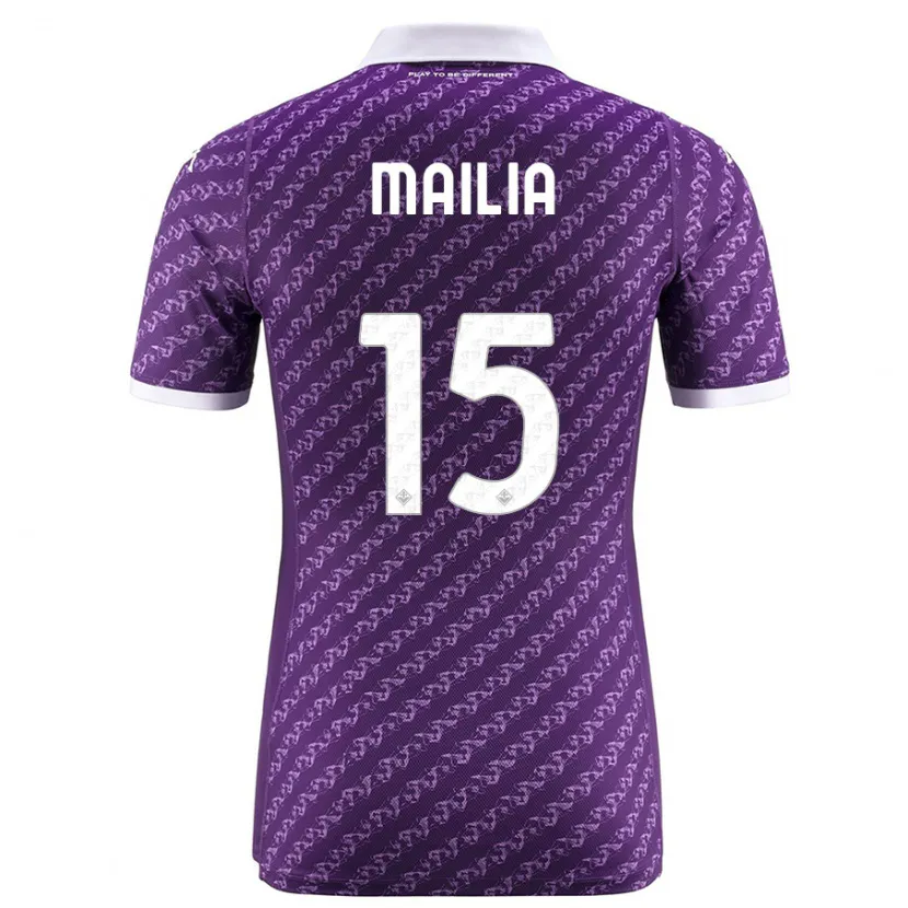 Danxen Niño Camiseta Siria Mailia #15 Violeta 1ª Equipación 2023/24 La Camisa