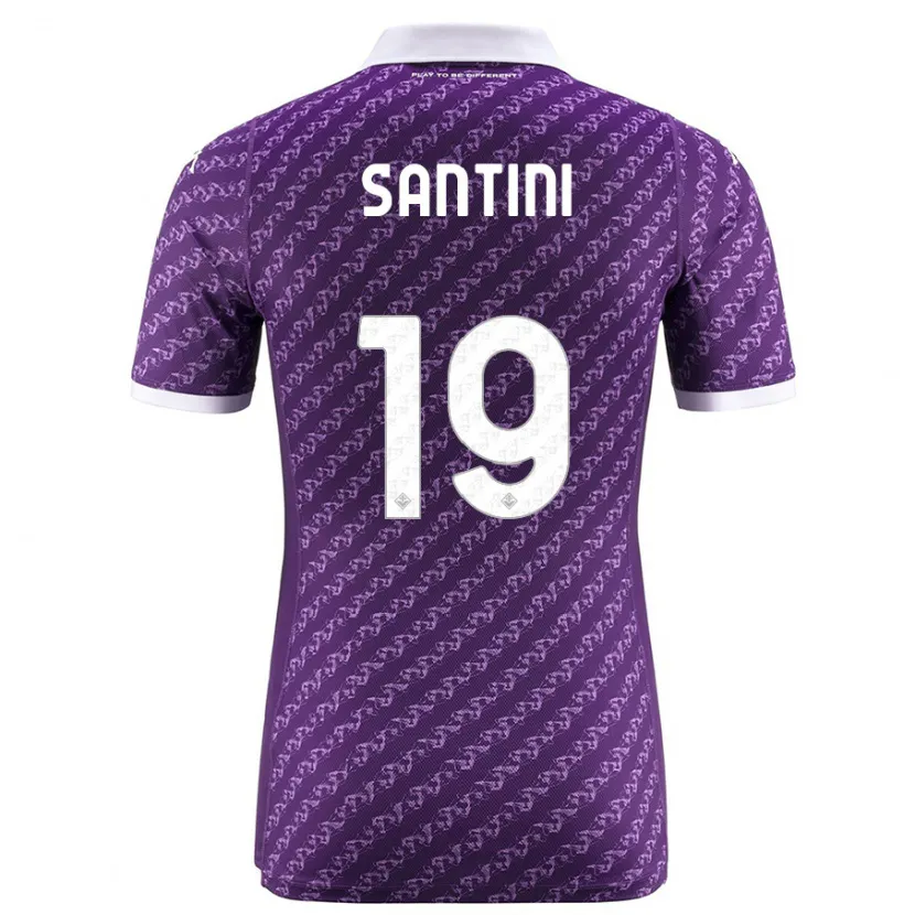 Danxen Niño Camiseta Margherita Santini #19 Violeta 1ª Equipación 2023/24 La Camisa