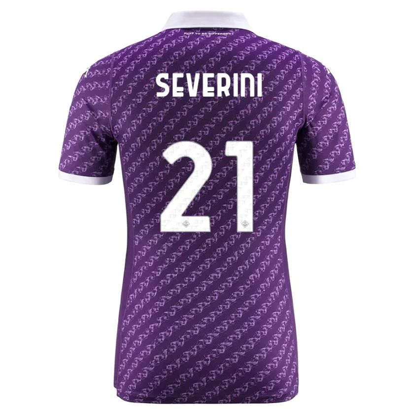 Danxen Niño Camiseta Emma Severini #21 Violeta 1ª Equipación 2023/24 La Camisa